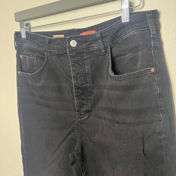 Pilcro the Icon Black Jeans Sz 32 Button Fly - Picture 4 of 11